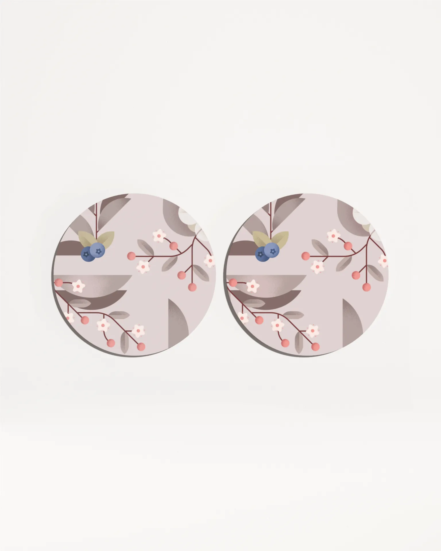 Coasters White Blossom