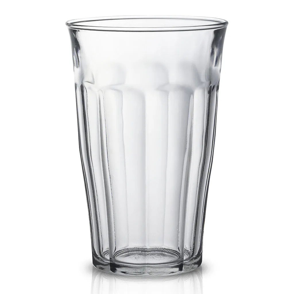 Clear Glass Tumbler - Set of 6