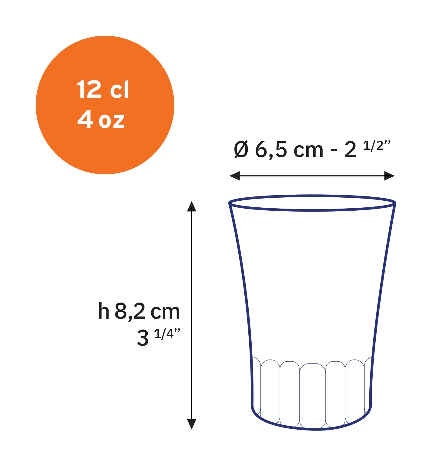 Amalfi Glass Tumbler Set of 4