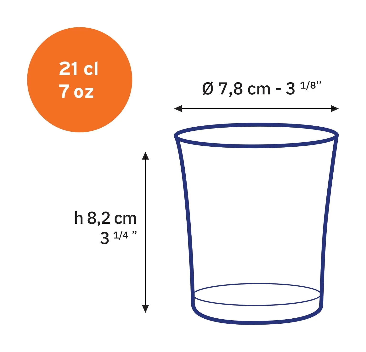 Lys Amber Glass Tumbler - Set of 6