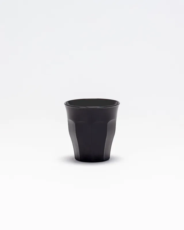 Black Glass Tumbler - Set of 6