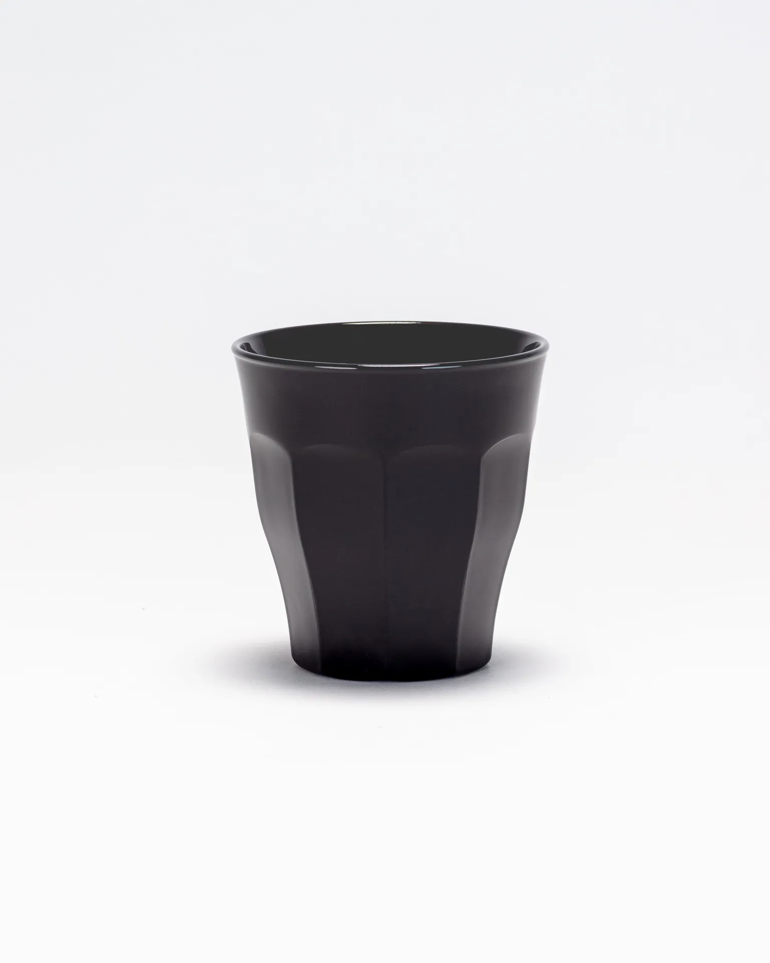 Black Glass Tumbler - Set of 6